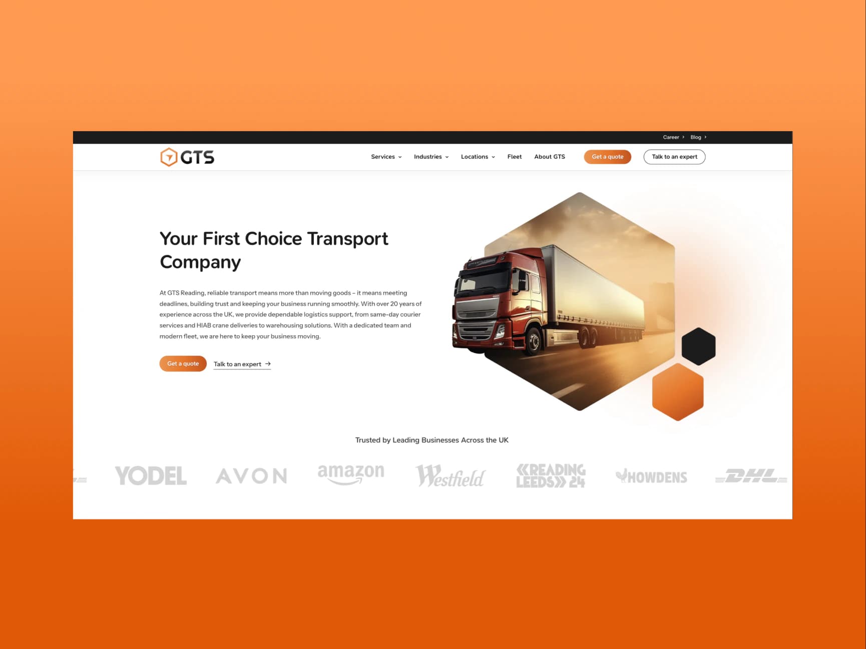 GTS Reading WordPress Development project