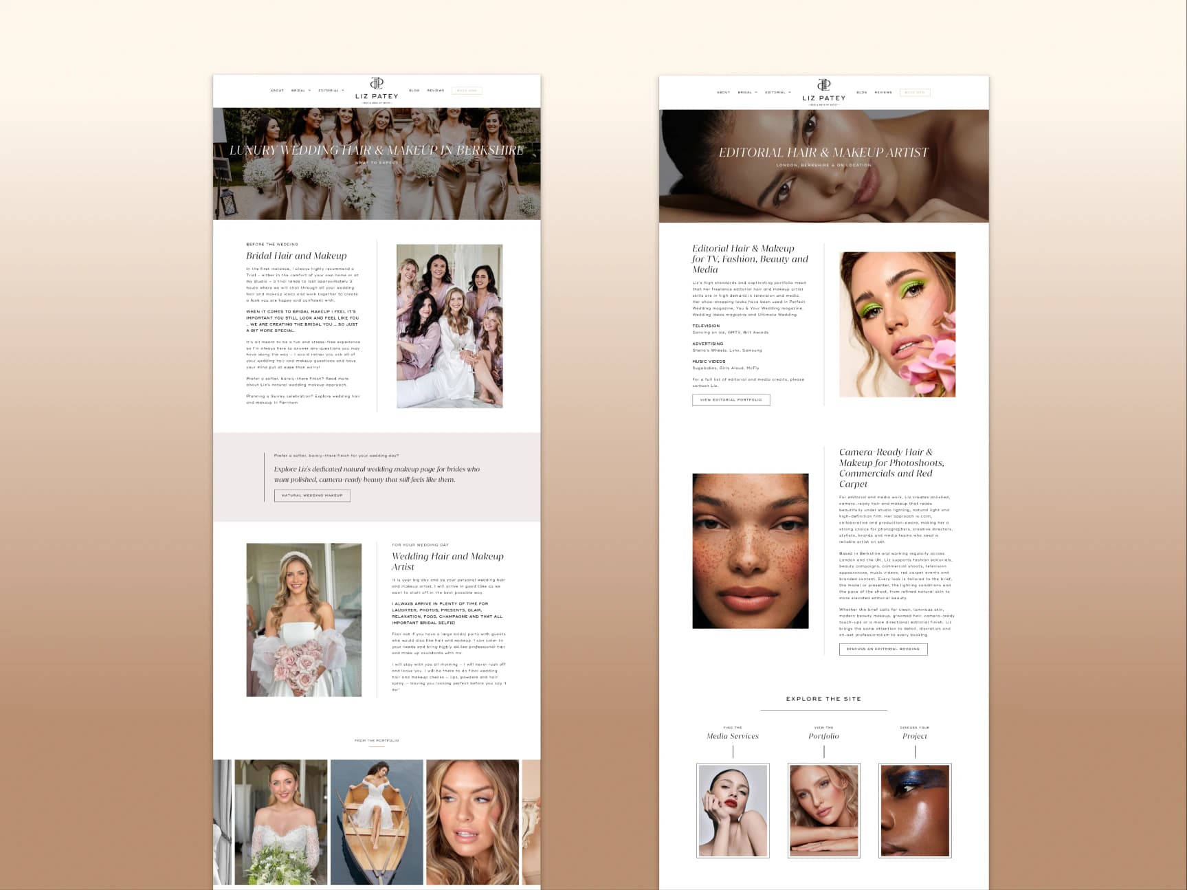 Liz Patey Makeup | WordPress Rebuild - Image 3