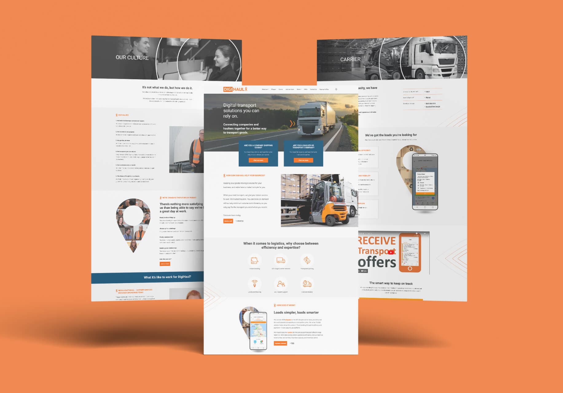 DigiHaul | WordPress Build - Image 1