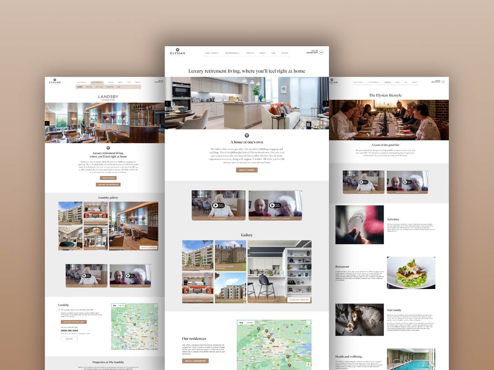 Elysian Residences WordPress Development project