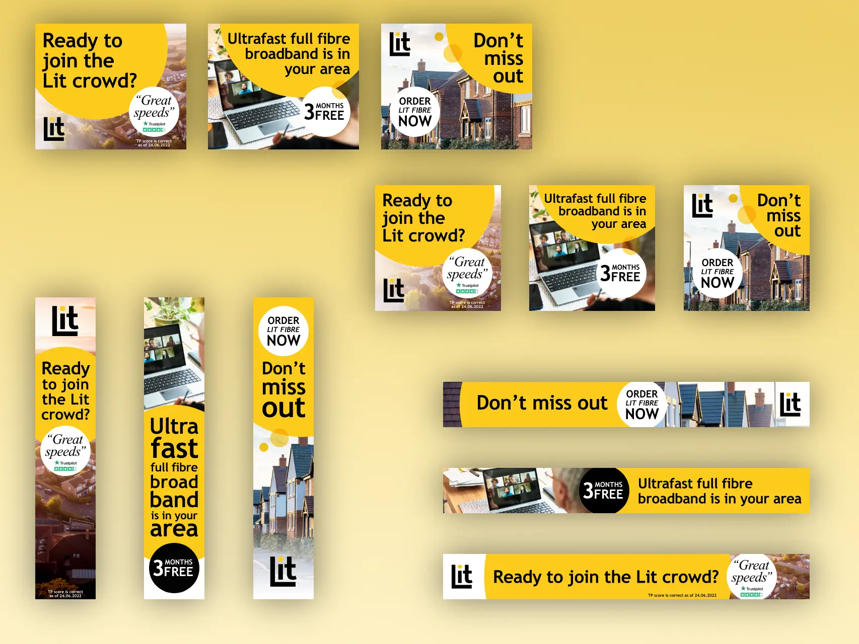 Lit Fibre | Google Display Ads - Image 1
