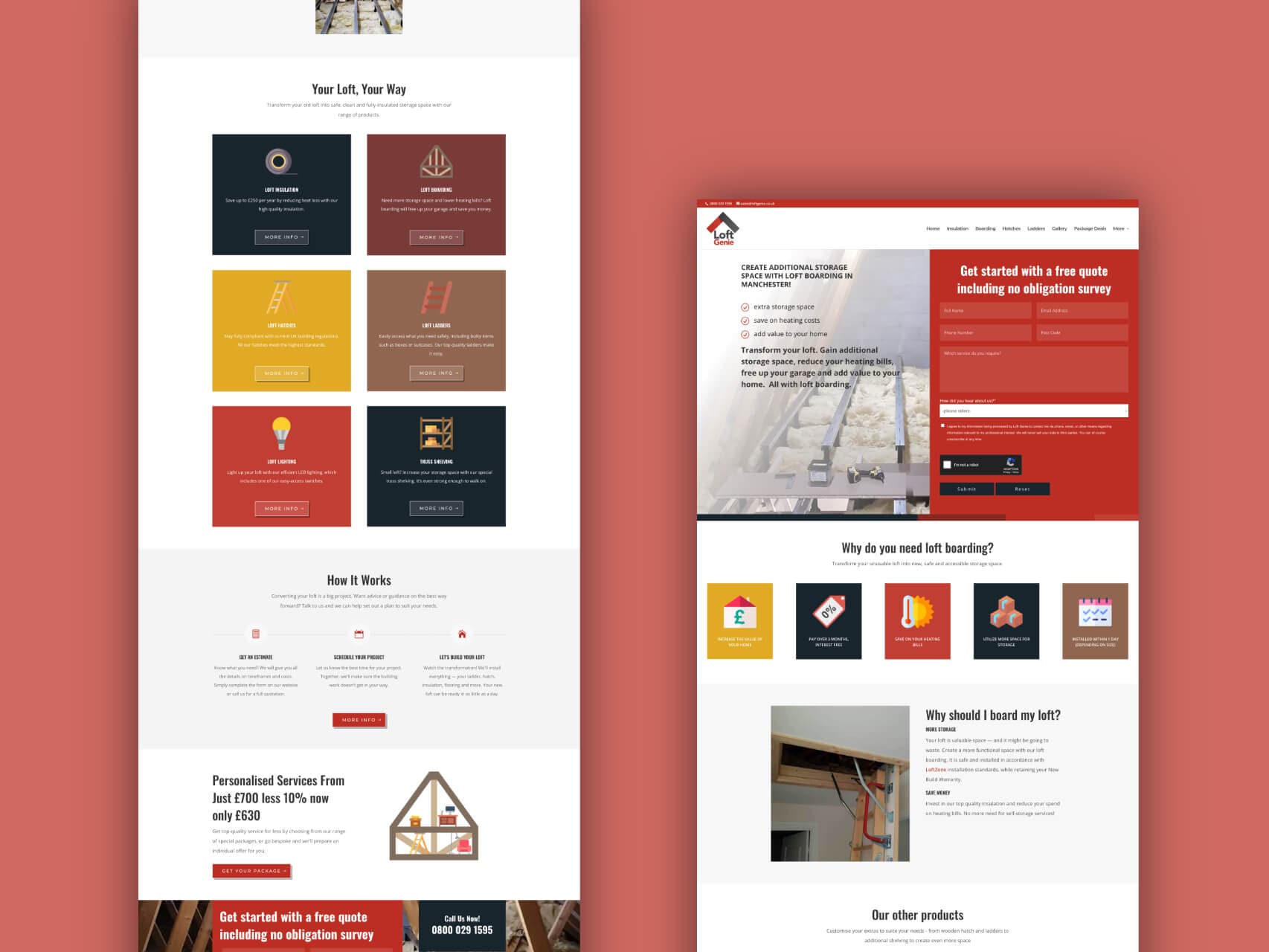 Loft Genie | WordPress Build