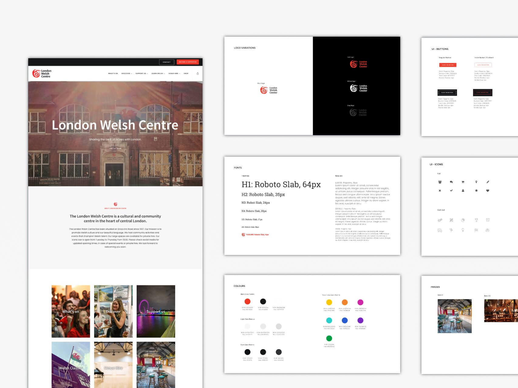 London Welsh Center | Web Design