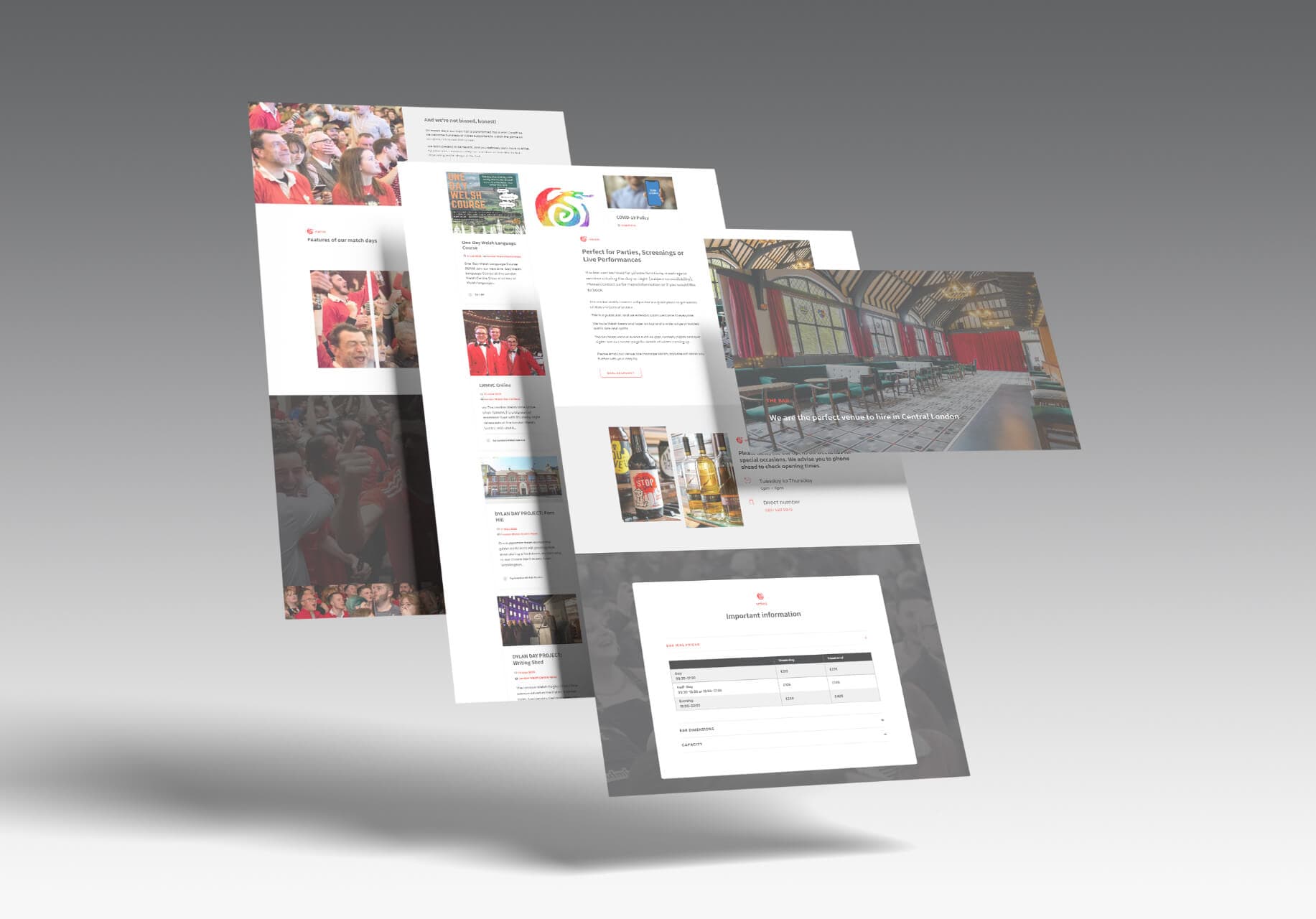 London Welsh Center | WordPress Build - Image 3