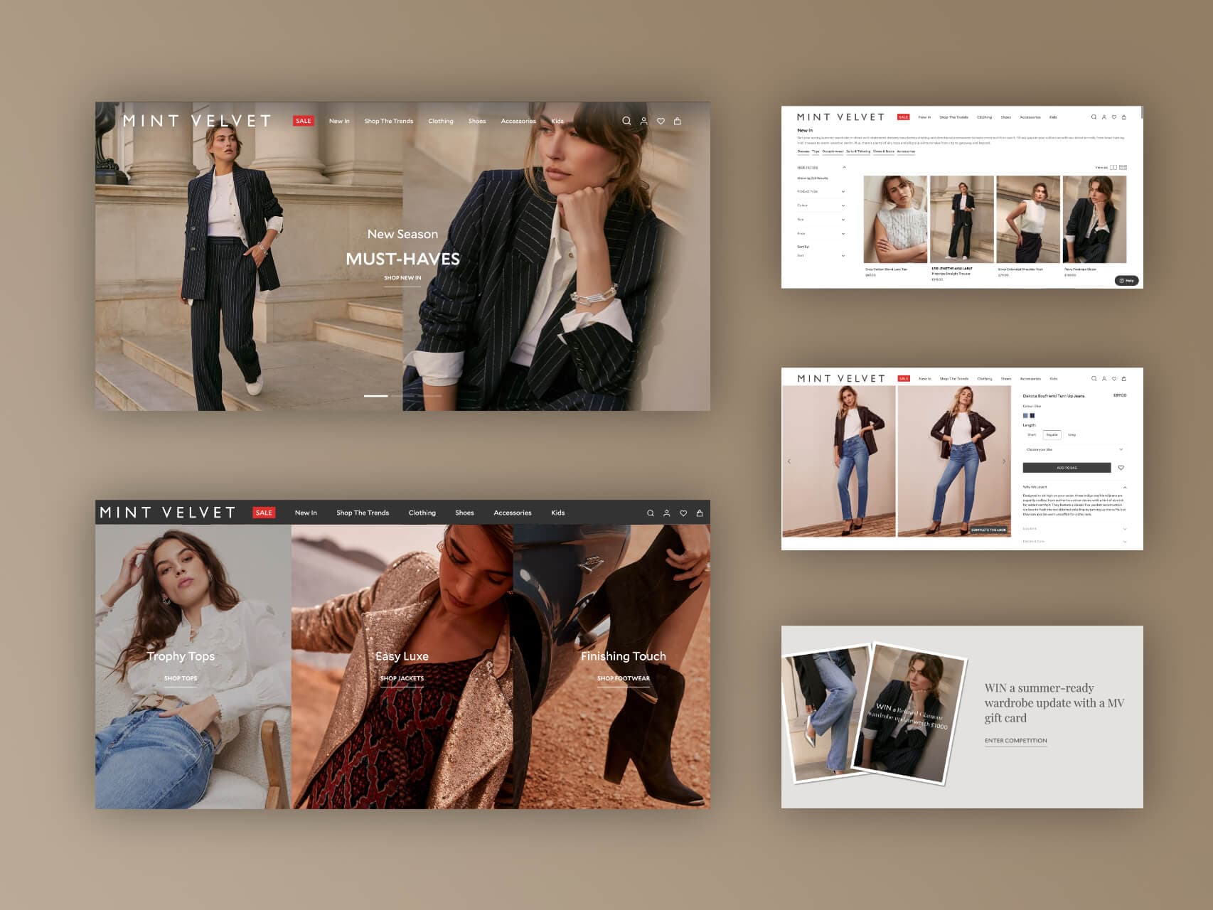 Mint Velvet Shopify Development project
