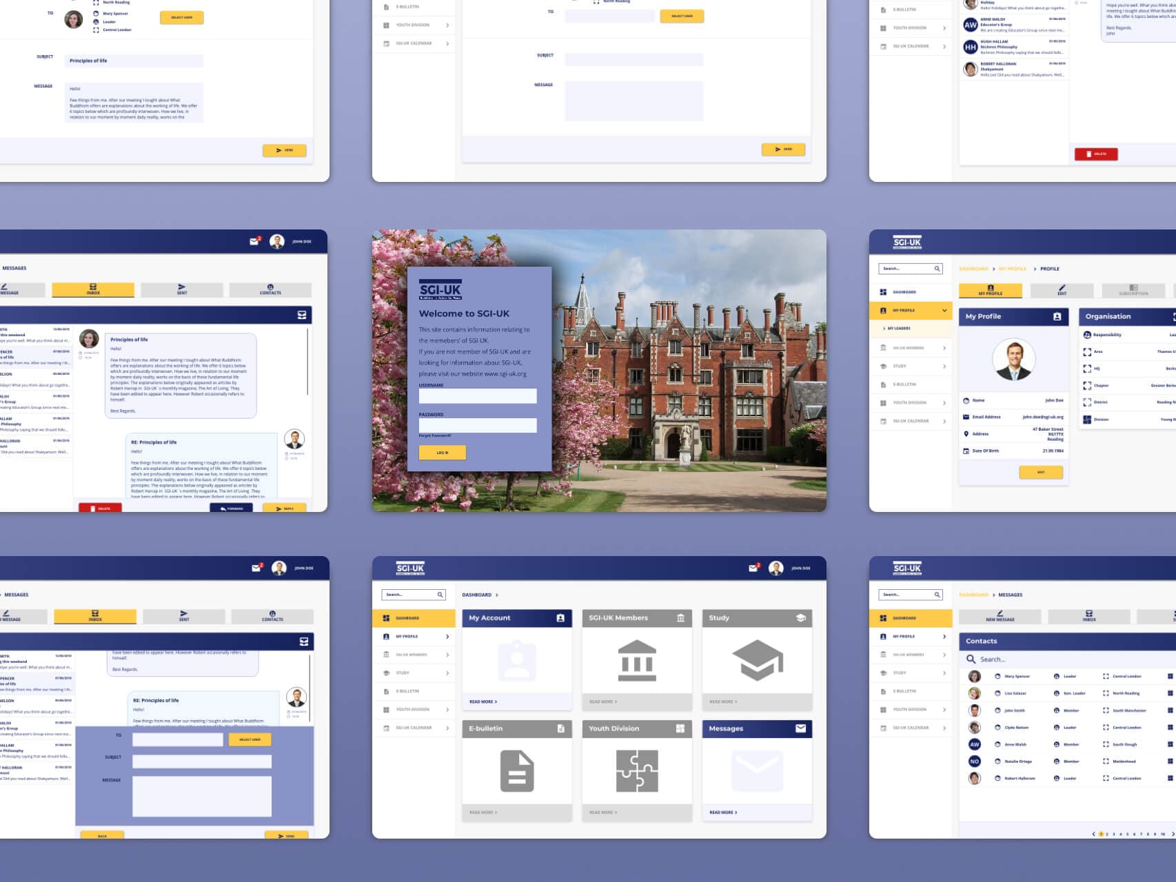 SGI UK Desktop App Design project