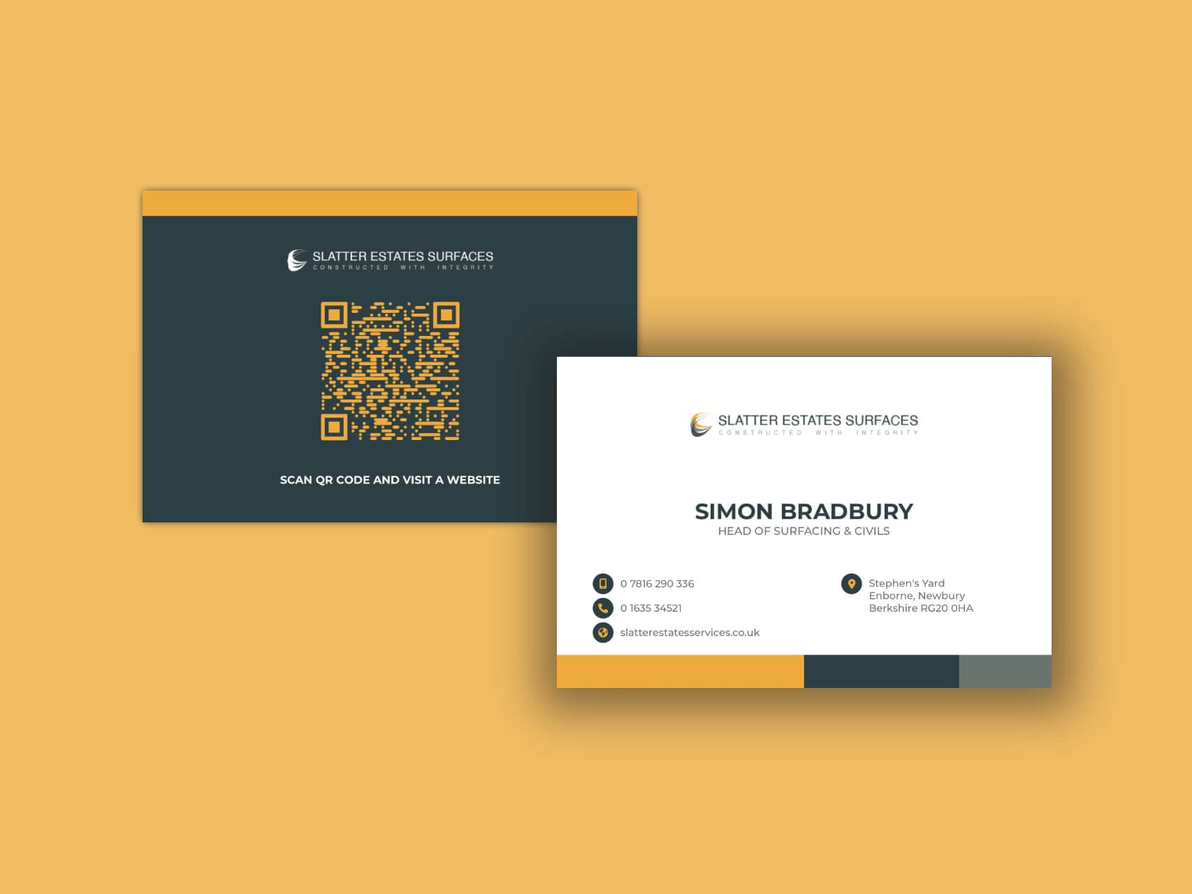 Slatter Group Business Cards project