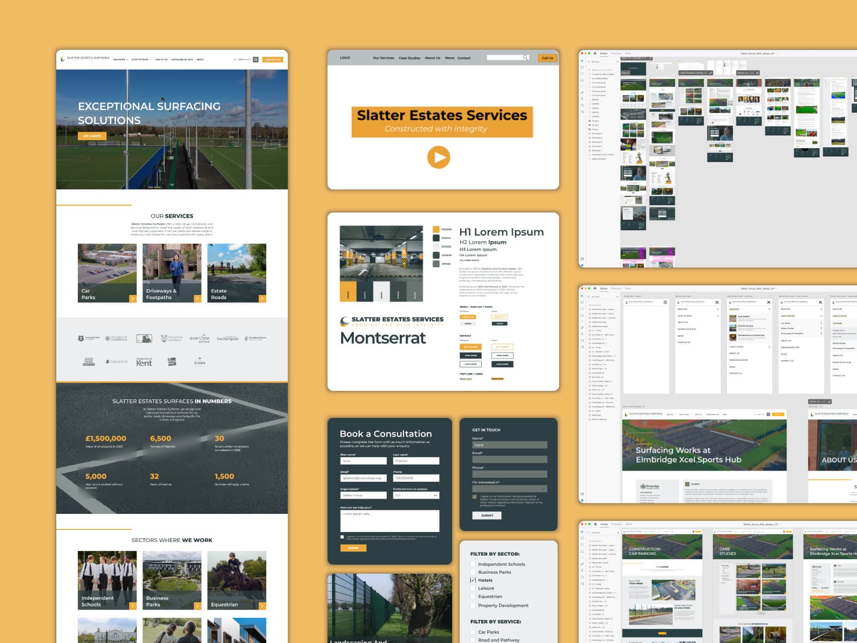 Slatter Group UX/UI Design project