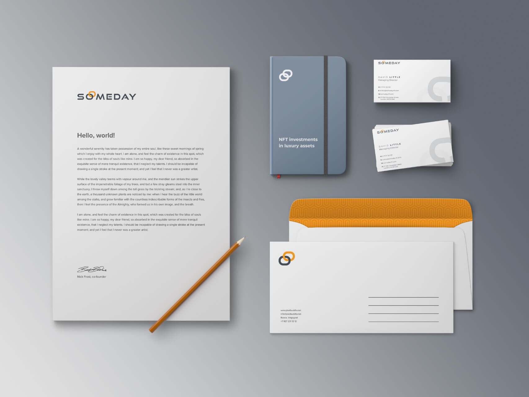 SomedayNFT Brand Identity project