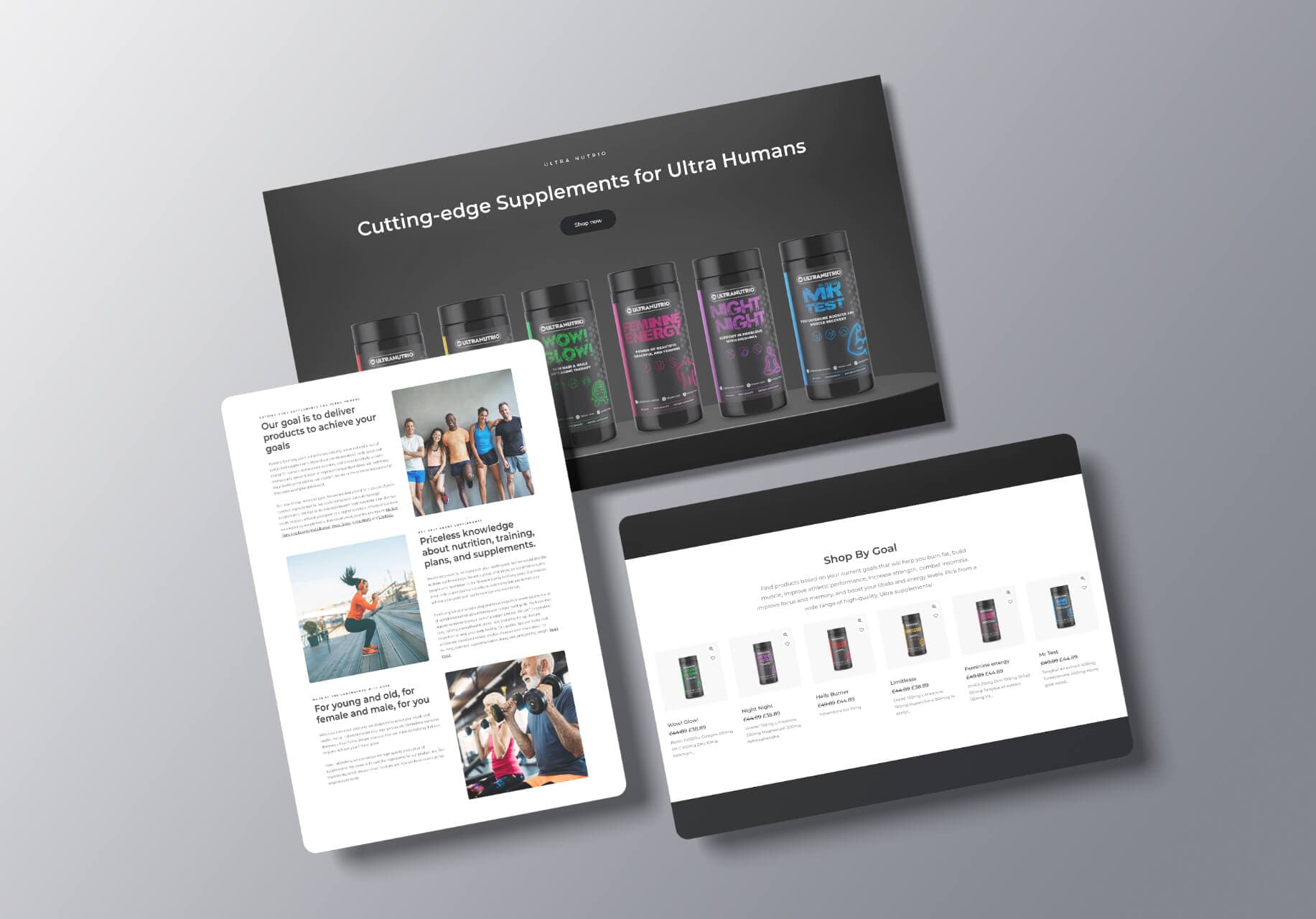 Ultra Nutrio | Web Design - Image 3