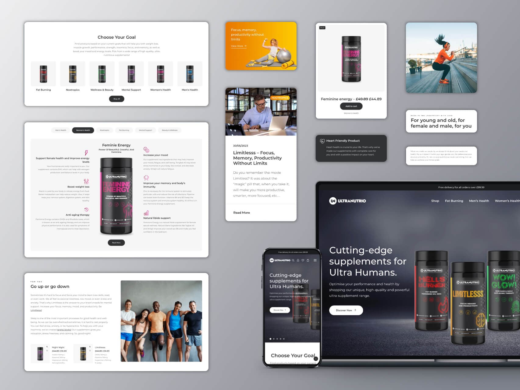 Ultra Nutrio UX/UI Design project