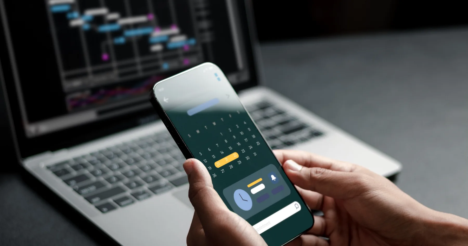 A smartphone showing a Progressive Web App installed alongside native apps with no visible difference