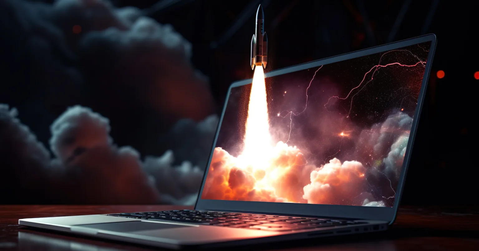 A website passing Google Core Web Vitals with a strong Lighthouse score
