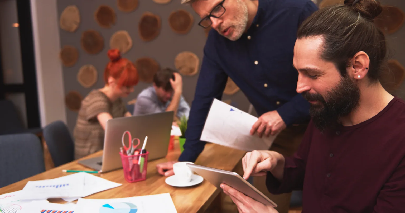 A brand standing out clearly from competitors in a crowded market